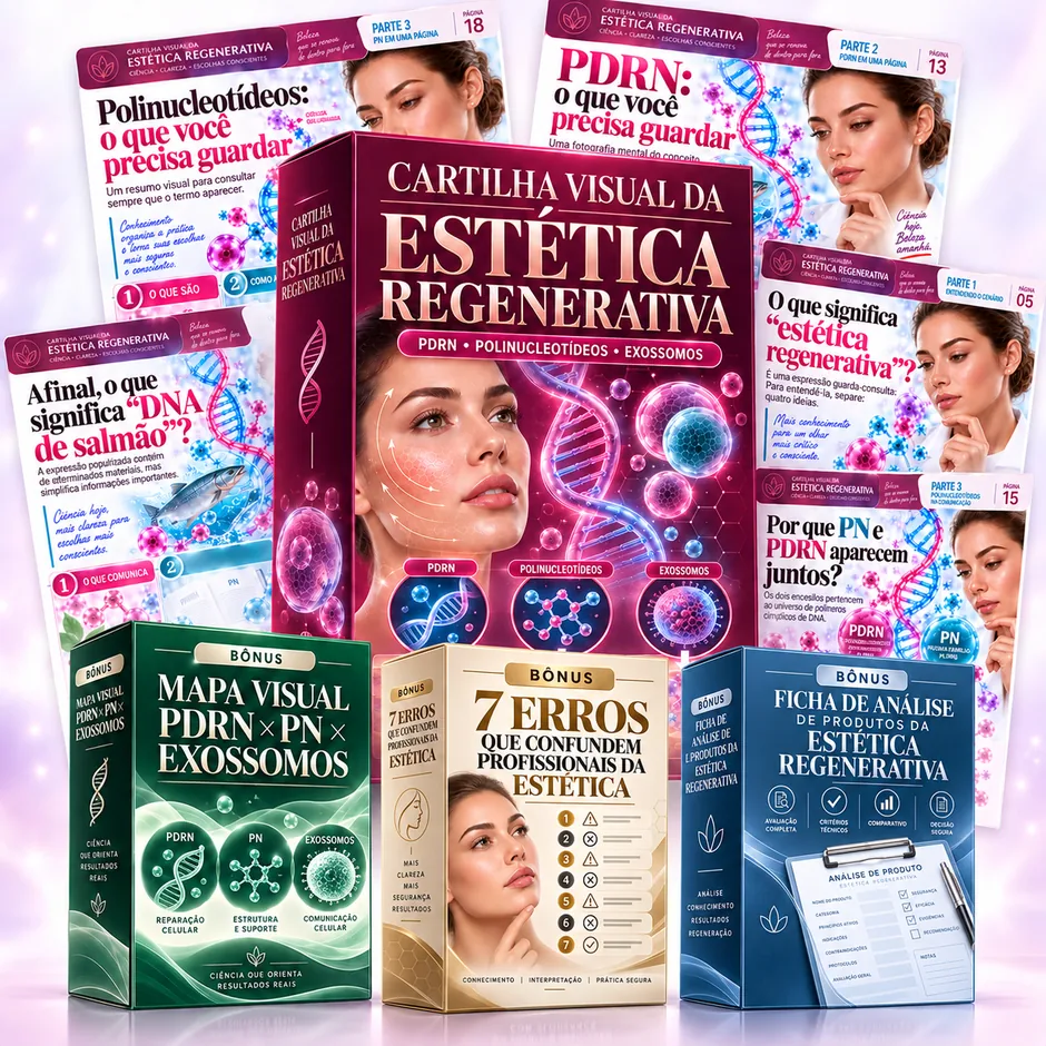 Cartilha Visual da Estética Regenerativa e materiais complementares